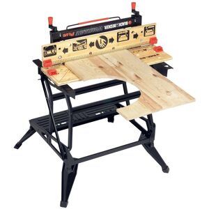Black & Decker Wm825-Xj Dual Height Deluxe Folding Workbench Work Bench Workmate Black & Decker Wm825-Xj Dual Height Deluxe Folding Workbench Work Bench Workmate