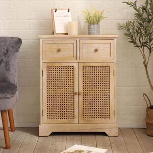 Home Source Storage Cupboard Wood Cabinet 2 Storage Drawers Living Room Home Fully Assembled Home Source Storage Cupboard Wood Cabinet 2 Storage Drawers Living Room Home Fully Assembled