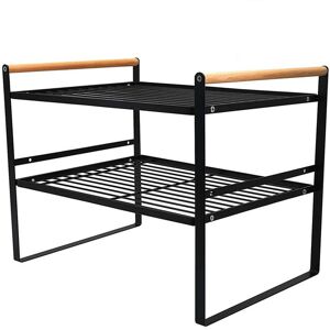 Kitchen Counter Shelf 2 Tier Multifunctional Non Slip Kitchen Storage Rack Kitchen Counter Shelf 2 Tier Multifunctional Non Slip Kitchen Storage Rack