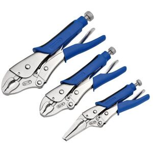 Draper Soft Grip Self Grip Pliers Set (3 Piece) Draper Soft Grip Self Grip Pliers Set (3 Piece)