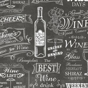 Ck36631 - Kitchen Style 3 Wine Chalkboard Black White Galerie Wallpaper Ck36631 - Kitchen Style 3 Wine Chalkboard Black White Galerie Wallpaper