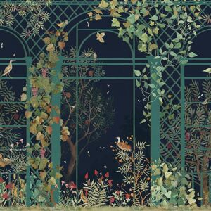 Dw2032 - Designer Walls Tree Leaf Blue Galerie Wallpaper Mural Dw2032 - Designer Walls Tree Leaf Blue Galerie Wallpaper Mural