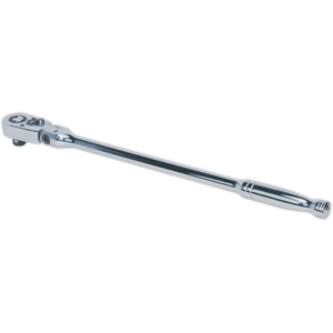 Ratchet Wrench Flexi-Head 445mm 1/2\"Sq Drive Pear-Head Flip Reverse - Sealey Ak6 Ratchet Wrench Flexi-Head 445mm 1/2\"Sq Drive Pear-Head Flip Reverse - Sealey Ak6