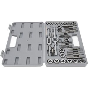 1-Threading Tool Kit 40 Piece Sae Tap And Die Set For Repairing 1-Threading Tool Kit 40 Piece Sae Tap And Die Set For Repairing