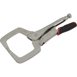 Locking C-Clamp 280mm 0-90mm Capacity - Sealey Ak6874 New Locking C-Clamp 280mm 0-90mm Capacity - Sealey Ak6874 New