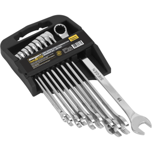 Sealey S0832 10pc Long Metric Combination Spanner Set - Tools Sealey S0832 10pc Long Metric Combination Spanner Set - Tools