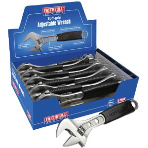 Faithfull Faias250cdis Contract Adjustable Spanner 250mm Display (10) Faithfull Faias250cdis Contract Adjustable Spanner 250mm Display (10)