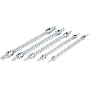 Neilsen 5pc Hex Flexi Swivel Head Allen Key Wrench Set 2,2.5,3,4,5,6,8,10,12,14mm Neilsen 5pc Hex Flexi Swivel Head Allen Key Wrench Set 2,2.5,3,4,5,6,8,10,12,14mm
