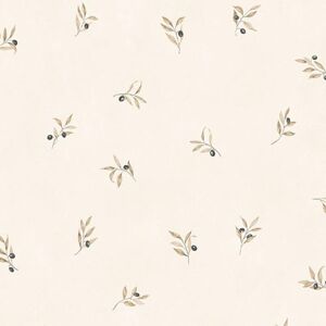 Ck36606 - Kitchen Style 3 Olive Sprigs Neutral Beige Cream Galerie Wallpaper Ck36606 - Kitchen Style 3 Olive Sprigs Neutral Beige Cream Galerie Wallpaper