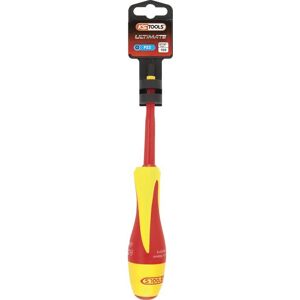 Insulated Electric Screwdriver 1000v Bi-Material Handle Pz2 L 100 Mm Ks Tools Insulated Electric Screwdriver 1000v Bi-Material Handle Pz2 L 100 Mm Ks Tools