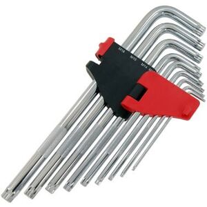 Neilsen 9pc L-Type Spline Wrench Set, Size M4–m18, Extra Long, Crv, Workshop Use Neilsen 9pc L-Type Spline Wrench Set, Size M4–m18, Extra Long, Crv, Workshop Use