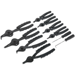Circlip Pliers Set 10pc Internal/external - Sealey S01064 New Circlip Pliers Set 10pc Internal/external - Sealey S01064 New