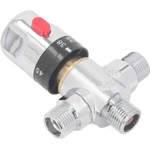 Thermostatic Mixing Valve G1/2in Dn15 Male Thread Brass Hot Cold Water New Thermostatic Mixing Valve G1/2in Dn15 Male Thread Brass Hot Cold Water New