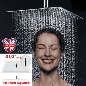 8''-12'' Large 304mm Square Shower Head Bath Waterfall Rainfall Overhead Chrome 8''-12'' Large 304mm Square Shower Head Bath Waterfall Rainfall Overhead Chrome