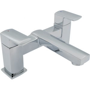 Evg Clever Manta Modern Bath Filler Tap Chrome - Dual Lever Brass Design Evg Clever Manta Modern Bath Filler Tap Chrome - Dual Lever Brass Design