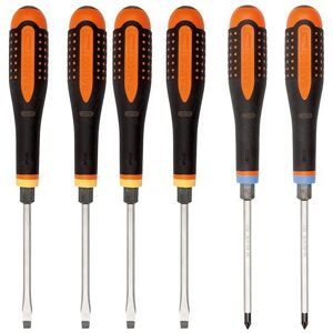 Bahco Be-9882tb Ergo Through Blade Screwdriver Set, 6 Pieceone Size Multi Colour Bahco Be-9882tb Ergo Through Blade Screwdriver Set, 6 Pieceone Size Multi Colour