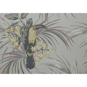 1838 Wallcoverings 1907-135-06 - Elodie Toucan Foliage Soft Grey 1838 Wallpaper 1838 Wallcoverings 1907-135-06 - Elodie Toucan Foliage Soft Grey 1838 Wallpaper