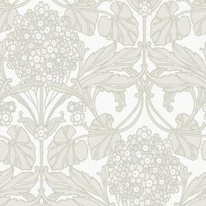 Et12106 - Arts And Crafts Floral Hydrangea Cream Beige Galerie Wallpaper Et12106 - Arts And Crafts Floral Hydrangea Cream Beige Galerie Wallpaper