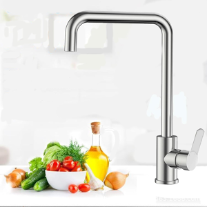Does Not Apply 360° Rotating Hot & Cold Kitchen Stainless Steel Tap Anti-Drip, Water-Saving, Si Does Not Apply 360° Rotating Hot & Cold Kitchen Stainless Steel Tap Anti-Drip, Water-Saving, Si