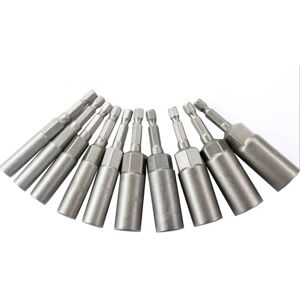 Sodial 3x(10pcs 6mm-15mm Hex Sockets Sleeve Nozzles Driver Set Screwdriver Set 2201 Sodial 3x(10pcs 6mm-15mm Hex Sockets Sleeve Nozzles Driver Set Screwdriver Set 2201