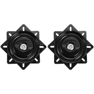 Sourcingmap Bar Stools Swivel Plate, 2pcs 6 Inch Square Bar Stools Seat Replacement (Black) Sourcingmap Bar Stools Swivel Plate, 2pcs 6 Inch Square Bar Stools Seat Replacement (Black)