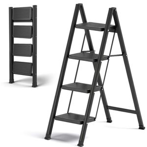 Kartols 4 Step Ladder Lightweight Folding Step Stool W/anti Slip Tread Heavy Duty Uk Kartols 4 Step Ladder Lightweight Folding Step Stool W/anti Slip Tread Heavy Duty Uk