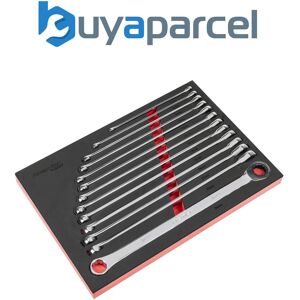 Sealey Ak63190 Premier Extra-Long Double Ring Ratchet/fixed Spanner Set 13pc Sealey Ak63190 Premier Extra-Long Double Ring Ratchet/fixed Spanner Set 13pc