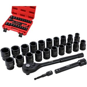 Katsu Tools 1/2" Drive Impact Socket Wrench Set, 23-Piece Katsu Tools 1/2" Drive Impact Socket Wrench Set, 23-Piece