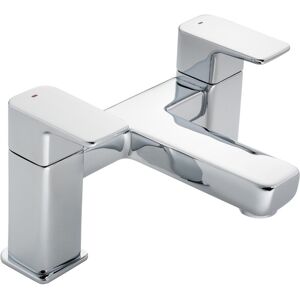 Evg Loch Chrome Bath Filler Modern Twin Lever Tap Evg Loch Chrome Bath Filler Modern Twin Lever Tap