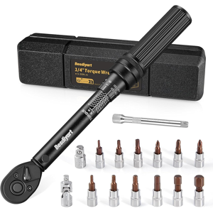Does Not Apply Bestdiyart 1/4 Drive Precision Torque Wrench Kit, 3-35nm ±3% Accuracy,16-Piece S Does Not Apply Bestdiyart 1/4 Drive Precision Torque Wrench Kit, 3-35nm ±3% Accuracy,16-Piece S