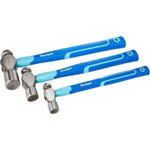 Blue Spot Tools Blue Spot 26100 Ball Pein Hammer Set, Silver, Set Of 3 Piece Blue Spot Tools Blue Spot 26100 Ball Pein Hammer Set, Silver, Set Of 3 Piece