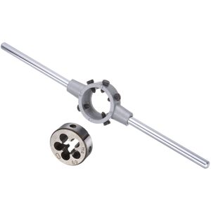 Uxcell M14x2 Die Stock Handle Set Fit 38mm Od M12-M16 Die Wrench Tool Kit Uxcell M14x2 Die Stock Handle Set Fit 38mm Od M12-M16 Die Wrench Tool Kit