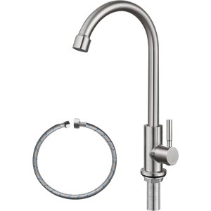 Does Not Apply Cold Water Only Tap Sus304 Stainless Steel Tap For Kitchen Sink,Brushed Nickel C Does Not Apply Cold Water Only Tap Sus304 Stainless Steel Tap For Kitchen Sink,Brushed Nickel C