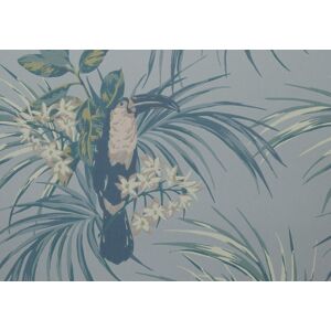 1838 Wallcoverings 1907-135-01 - Elodie Toucan Foliage Blue 1838 Wallpaper 1838 Wallcoverings 1907-135-01 - Elodie Toucan Foliage Blue 1838 Wallpaper
