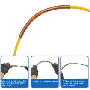 4 Pcs Set Ac Copper Pipe Bender 1/4in 3/8in 1/2in 5/8in 13ft Bending Tool 4 Pcs Set Ac Copper Pipe Bender 1/4in 3/8in 1/2in 5/8in 13ft Bending Tool