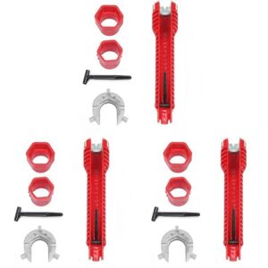 Sodial 2x(3 Sets Multifunctional Wrench Tool For Bathroom Plumbing Repair Sink8828 Sodial 2x(3 Sets Multifunctional Wrench Tool For Bathroom Plumbing Repair Sink8828