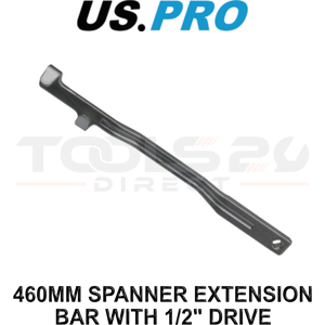 Us Pro Tools 460mm 1/2\" Drive Spanner Extension Bar Heavy Duty 40cr Steel - 2315 Us Pro Tools 460mm 1/2\" Drive Spanner Extension Bar Heavy Duty 40cr Steel - 2315