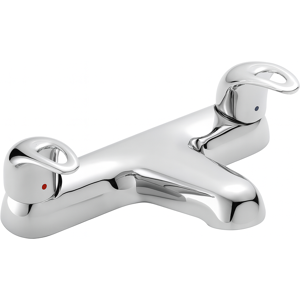 Evg Della Chrome Bath Filler Tap Dual Lever Mixer For Baths Evg Della Chrome Bath Filler Tap Dual Lever Mixer For Baths