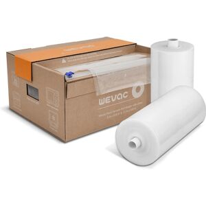 Wevac 20x3000cm & 28x3000cm 2 Rolls Food Vacuum Seal Roll Keeper With Cutter, I Wevac 20x3000cm & 28x3000cm 2 Rolls Food Vacuum Seal Roll Keeper With Cutter, I