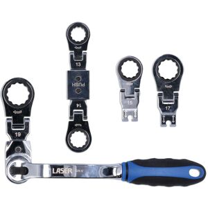 Multi Head Ratchet Ring Spanner Set - Laser 7863 New Multi Head Ratchet Ring Spanner Set - Laser 7863 New