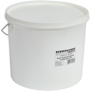 Shot Blasting Beads Glass 25kg Plastic Tub - Sealey Gb25kg New Shot Blasting Beads Glass 25kg Plastic Tub - Sealey Gb25kg New