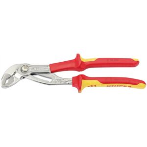 Draper Knipex Cobra 87 26 250 Vde Chrome Waterpump Pliers, 250mm 34672 Draper Knipex Cobra 87 26 250 Vde Chrome Waterpump Pliers, 250mm 34672