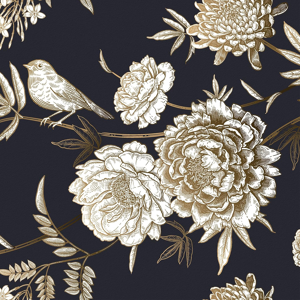 Does Not Apply Black And Gold Floral Wallpaper For Living Room Vinyl Wrap For Furniture Flower Does Not Apply Black And Gold Floral Wallpaper For Living Room Vinyl Wrap For Furniture Flower