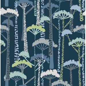 Fd27208_harmony Abstract Trees Indigo Fine Decor Wallpaper Fd27208_harmony Abstract Trees Indigo Fine Decor Wallpaper