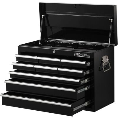 Hilka Tool Chest 9 Drawer Black Steel Metal Tools Storage Toolbox Unit Hilka Tool Chest 9 Drawer Black Steel Metal Tools Storage Toolbox Unit