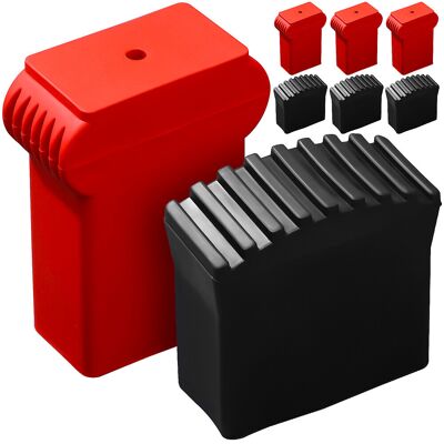 8 Pcs Ladder Foot Cover Replacement Feet For Ladders Removable Rubber 8 Pcs Ladder Foot Cover Replacement Feet For Ladders Removable Rubber