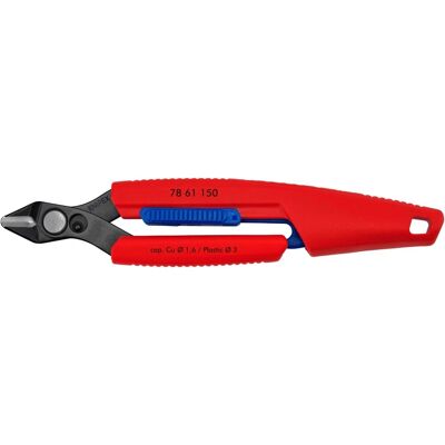 Knipex Slim Knips® Diagonal Flush Cut Electronic Side Cutter Pliers, 78 61 150 Knipex Slim Knips® Diagonal Flush Cut Electronic Side Cutter Pliers, 78 61 150