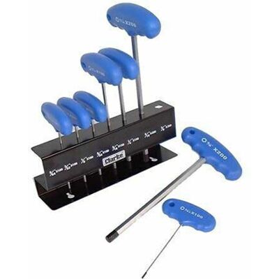 Clarke Pro58 8-Pce Metric 'T' Handle Hex Key Set Clarke Pro58 8-Pce Metric 'T' Handle Hex Key Set