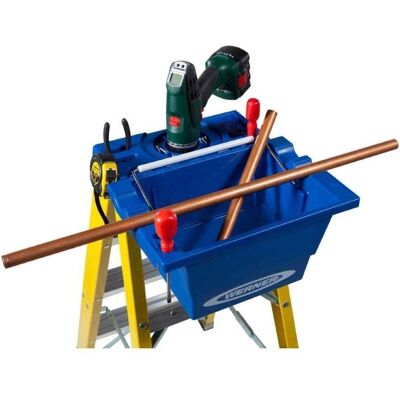 Werner Ladder Lock-In Job Bucket - Great For All Trades 11kg Construction Werner Ladder Lock-In Job Bucket - Great For All Trades 11kg Construction