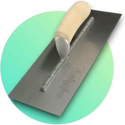 Marshalltown Mpb13ss 13\"X5\" Stainless Permashape Finishing Trowel Wood Handle Marshalltown Mpb13ss 13\"X5\" Stainless Permashape Finishing Trowel Wood Handle
